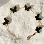 Stainless Steel Butterfly Bracelet for Women New Gold Link Chain for Girls Elegant Design