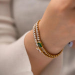 Emerald bracelet