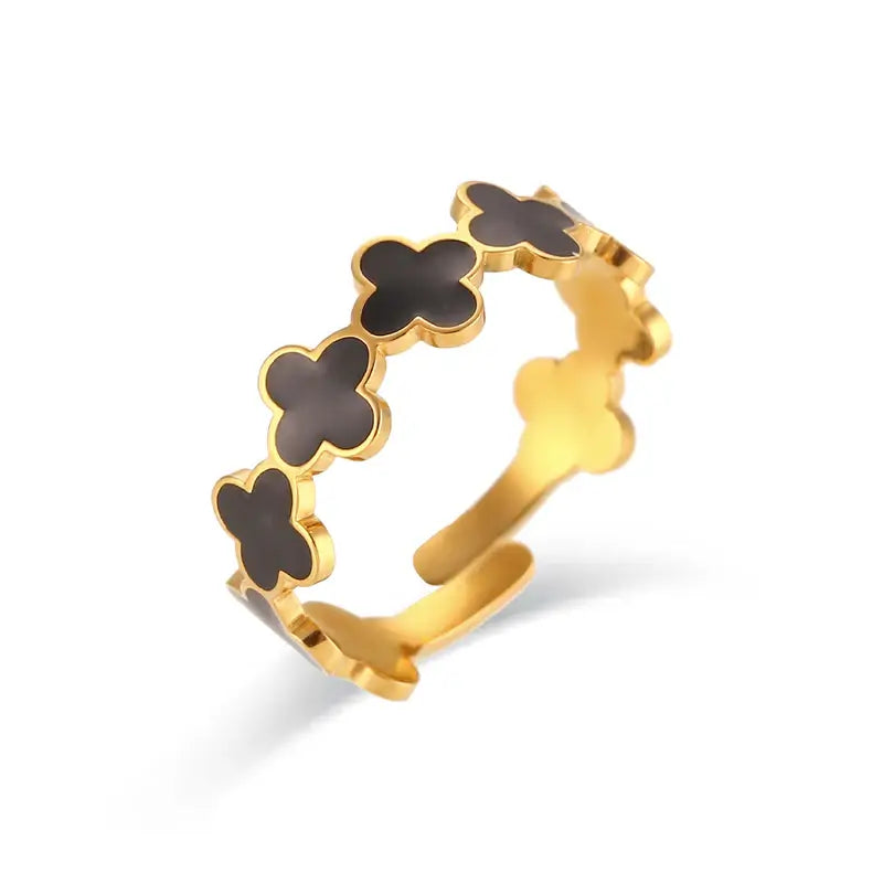 Clover Band Ring