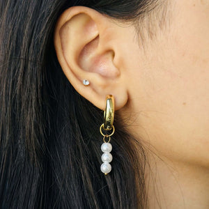 Shiny pearl Earrings