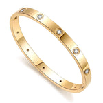 Cubic Zirconia Stone Bangle